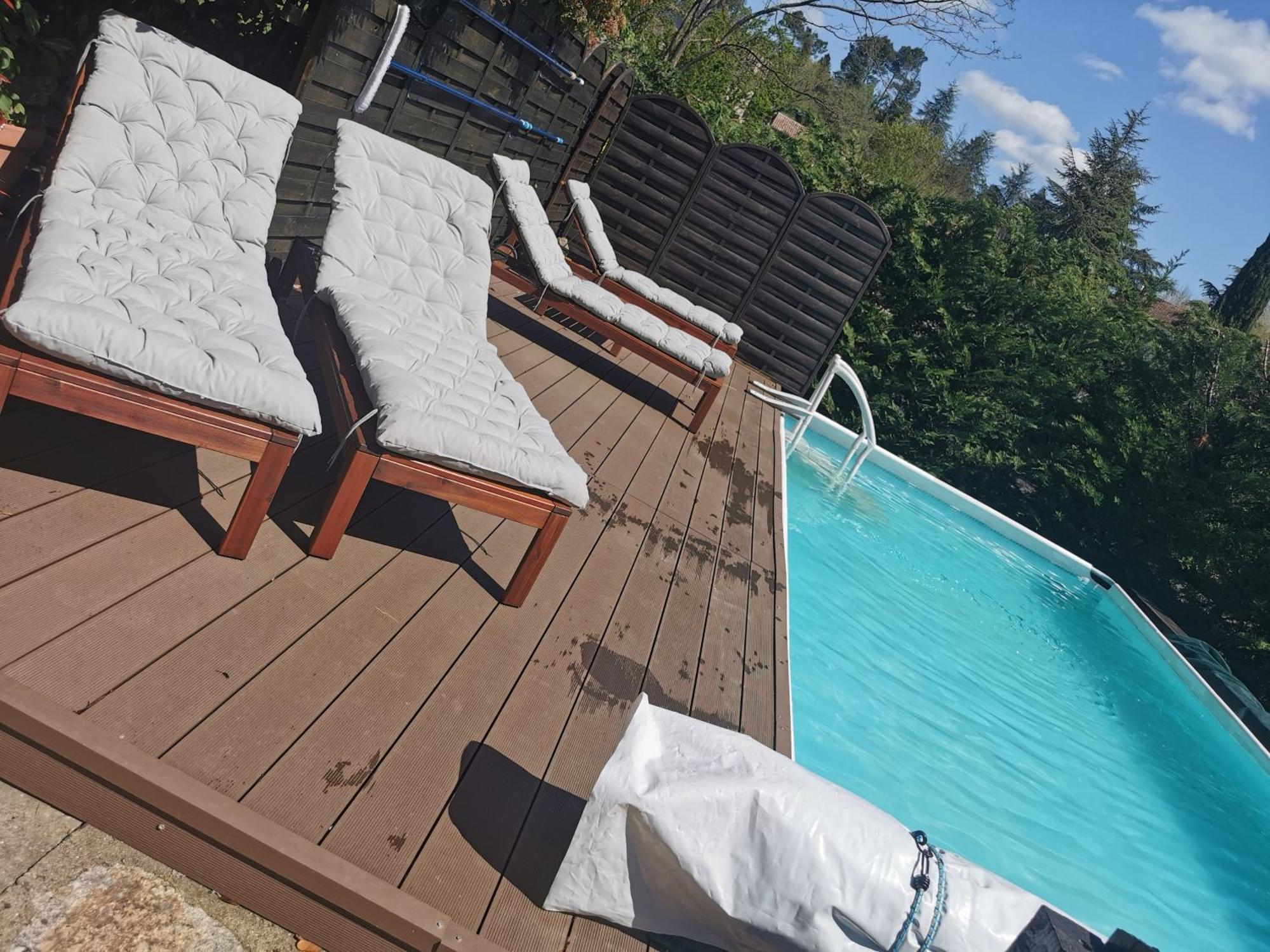 Mes Maisons Gardoises, Two Gites Sleeping 13 With Two Private Pools, Kids Room, Laundry, Disco, Free Wifi, Linen And Dog'S Are Welcome Gagnières Kültér fotó